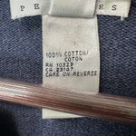 Talbots Vtg  Petites Women Navy Embroidered Sweater PS Small Floral‎ Cottaecore Photo 3