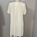 Sharon Anthony Cream Vintage Lace Collar Button Up Dress Size 16 Photo 2