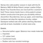 Dr. Martens Like New Leather 1460 8 Eye
Boots White Size 5 Photo 10