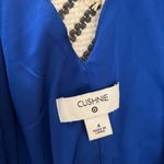 CUSHNIE for target blue animal print mini dress Size 4 Photo 10