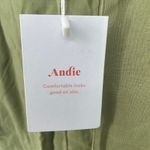 ANDIE The Short Olive Green Linen Blend Drawstring Casual Summer Shorts Size XL Photo 3