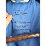 Women’s L.L. Bean 2X Periwinkle Two Textured Vest. Blue Photo 3