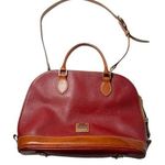 Dooney & Bourke  | Medium | Brick Red Pebbled Leather Domed Satchel Bag Purse Photo 0