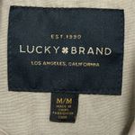 Lucky Brand  Women's Military Utility Jacket Beige Size M Long Sleeve No Hood Photo 4