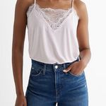 EXPRESS  Cami Lace Bodysuit Tan Photo 0