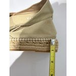 VISCATA Handmade in Spain Rascassa Flat Canvas Espadrilles Nude Beige Y Black Size 9.5 Photo 3
