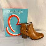 Baretraps  Tan Ankle Booties with Stacked‎ Heel​ Photo 2