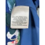 Maeve Anthropologie Evaline Dress S Blue Floral Smocked Waist Cap Sleeve Photo 4