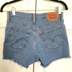 Levi's Light Washed High Rise Cut Off Levi’s Jean Shorts Size 28 Photo 3