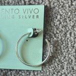 Argento Vivo Sterling Silver Hoop Earrings Photo 1