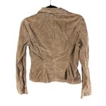 Michael Kors Womens Blazer Jacket Corduroy Pockets Button Front Brown S Photo 1