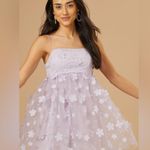 Altar'd State ❤️Aurora Floral Mesh Baby Doll Dress Photo 1