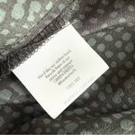 Eileen Fisher  100% Silk Printed Cropped Pull-On Pants High Waist Grey Sz MP Photo 10