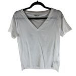 J.Crew Womens Vintage Jersey Classic-Fit V-Neck T-Shirt Short Sleeve White XS Photo 0