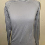 Athleta  Exhilaration Top Long Sleeve‎ Shirt Perforated back Breathable S gray Photo 0