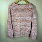 J.Crew NWT Women's Puff Sleeve V-Neck Sweater in Pink Space Dye Size Medium Photo 8