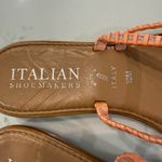 Italian Shoemakers Evita Peachy Sparkly Strappy Flat Sandals Women's 10M Summer Photo 6