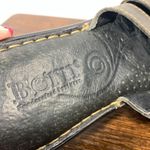 Born black, brown leather slide size 8/9.5”￼ Black Photo 7