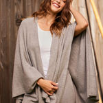 Barefoot Dreams  CozyChic Lite Weekend Wrap Sweater Photo 0