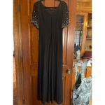 Alex Evenings long pearl sleeve evening gown size 10 Photo 8