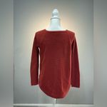 Rust INC International Concepts Double Zip Sweater Size S EUC Brown Photo 1