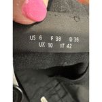 Akris Black Wide Leg Wool Straight Leg Trousers Pleated Women's Sz 6 #GH10-5 Photo 9