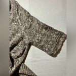 Alfani  Open-Front Cardigan Long Plus Size ‎ Knitted Brown White 3/4 Sleeves 2X Photo 6