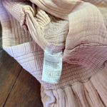 Vintage Havana  Cream Wide Leg Cotton Gauze Pants Eyelet Back Pockets Sz S 💚🍄 Photo 9