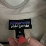 Patagonia  Cream Zippered Polo Sweatshirt Photo 1