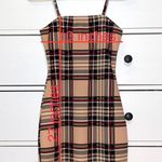 SheIn Plaid Cami Bodycon Dress Photo 3