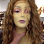 Blonde curly long wig Lacefront Swisslace Freepart Photo 6