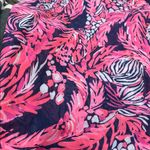Lilly Pulitzer  Looped A Jungle In Here Resort Scarf Pink Navy Photo 5