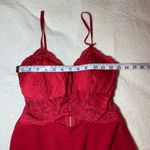 J for Justify  Red Laced Jumpsuit Photo 3