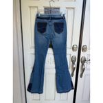 Driftwood Farrah High Rise Flare Jeans Womens Patchwork Denim Size 25 Photo 2