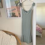 Reformation  Nikita Celadon Midi Dress Photo 1