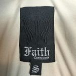 NEW Faith Connexion Silk Flounced Bolero Vest S Black Photo 1