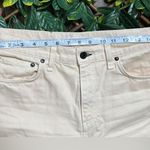 ASKK NY Sunset 90s Boyfriend Jean High Rise Straight Leg in Cream White Size 28 Photo 8