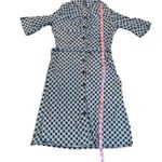 Laundry by Shelli Segal LAUNDRY blue and white chain print dress Photo 1
