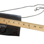 Brighton ‎ Vintage Y2k Crocodile Embossed Leather Clutch Wallet W Chain Photo 9