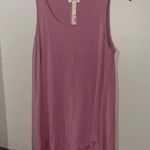 Matilda Jane Secret Garden Tunic Sleeveless Dusty Rose Split Back tank Photo 0