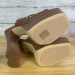 Michael Kors Jagger Studded Leather Platform Sandal Brown Size 9 Photo 5