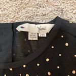 Yumi Kim Yumi Black Bow Dress w/ Gold Polka Dots Photo 2