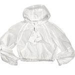 Lululemon NWT  Scuba Cropped Anorak Jacket Size 6 White Water Resistant Photo 1