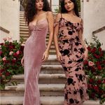 House Of CB 'Graciela' Dusty Pink Devore Top NWOT size L Photo 11