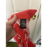 Joie  Linen Blend High Rise Tropical Floral Red White Shorts Size 6 Vacation Photo 4