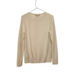 Brooks Brothers  346 Knit Textured Dots Long Sleeve Pullover Sweater Cream Large Photo 1