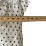 Miss Daisy Women's Size Medium Floral Printed Lace Boho Sheer Blouse Photo 5