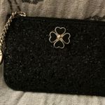 Kate Spade Rare Black  Odette Glitter Wallet Sparkle Coin Purse Card ID Holder Photo 0