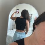 Black square neckline crop top Photo 1