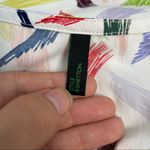 United Colors Of Benetton STILE BENETTON Colorful Tank Top Womens Size XS Artsy Funky Maximalist Summer Photo 3